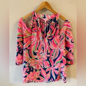 Lily Pulitzer Sunny Shoulder Elsa Top